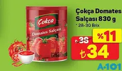 ÇOKÇA DOMATES SALÇASI 830 G ÇOKÇA DOMATES SALÇASI 830 G